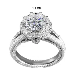 Peora American Diamond Studded Silver-Plated Finger Ring image 5