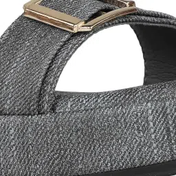 Inc.5 Women's Black Ankle Strap Wedges image 5