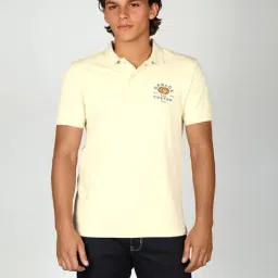 Wrangler Beige Regular Print Polo T-Shirt-picture-16