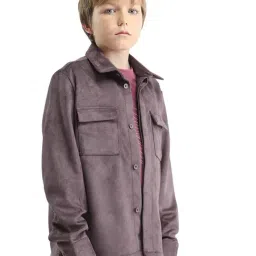 Rare Ones Boys Pink Regular Fit Shacket image 3