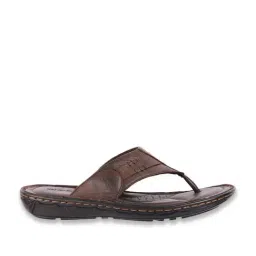 Mochi Men's Brown Thong Sandals image 3