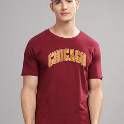 ADRO Men Typography Printed Applique T-shirt-picture-7