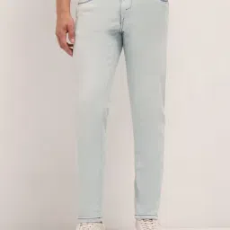 The Bear House Blue Cotton Slim Fit Jeans-image-78