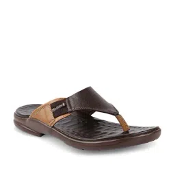 MediFeet Men's Brown Thong Sandals image 2