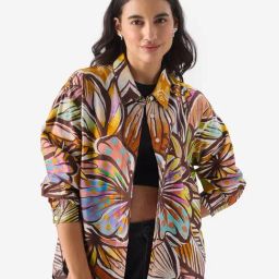 The Souled Store Yellow & Brown Cotton Printed Shirt-picture-18