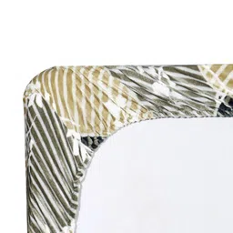 REALDREAM Multicoloured Striped 300 TC King Bedsheet With 2 Pillow Covers image 2