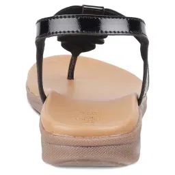 Tresmode Women's Black Sling Back Sandals image 5