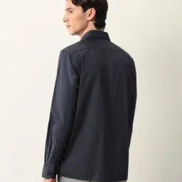 Arrow Grey Cotton Regular Fit Printed Shirt image 2