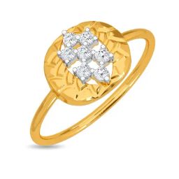 Kisna Diamond & Gold Jewellery Efan 14k (585) Diamond & Gold Ring For Women-picture-37