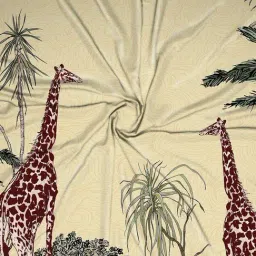 SEJ by Nisha Gupta Cream Polyester 5 Ft. Window Curtain image 4