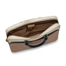 Miraggio Ivory Parker Textured Large Laptop Bag image 3