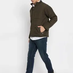 Duke Olive Regular Fit Jacket image 5