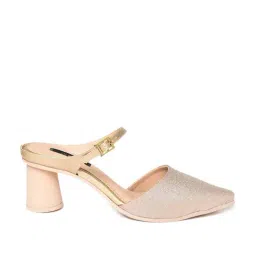 Aurelia Women's Rose Gold Mule Shoes-picture-27