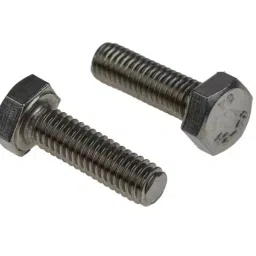 agarwal fastners Agarwal Fasteners Stainless Steel Hex Bolts (Dia 12 mm, Length 160 mm) AISI 304 image 3