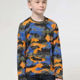 Jack & Jones Junior Multicolor Cotton Printed Full Sleeves T-Shirt-picture-16