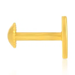 BHIMA Men 22Kt Gold Prism Enamel Earrings - 0.53 g image 2