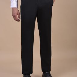 Cantabil Men Regular Fit Mid-Rise Formal Trousers-picture-40