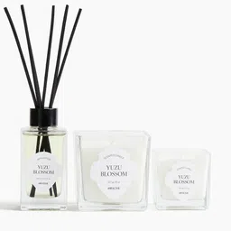 H&M Small Scented Candle In Glass Holder image 2