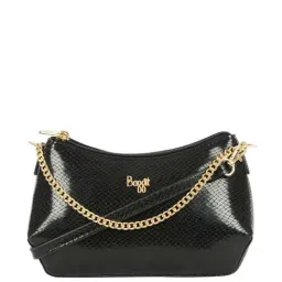 Baggit Black Textured Small Sling Handbag-image-37