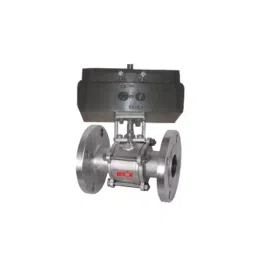 Valson 4 inch, 101.6 mm Ball Valve With Flanged, Silver image 1