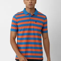 Van Heusen Sport Multi Cotton Regular Fit Striped Polo T-Shirt-picture-21