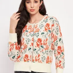 Duke Cream Self Pattern Cardigan-picture-16