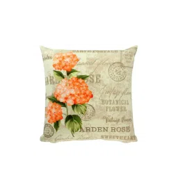 Swayam Cream-Coloured Square Cushion Covers (Pack of 5) (16x16 Inches) image 2
