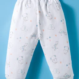 Zero Interlock Knit Full Length Printed Lounge Pants Pack of 3 - White image 2