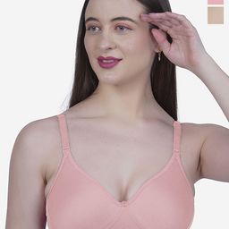 SHYAM SONS FLAIR Navya Pack of 2 Seamless Lightly Padded T-shirt Bras With All Day Comfort-picture-48