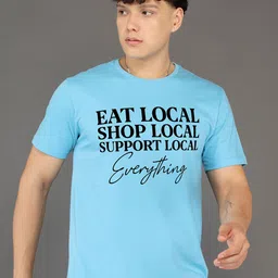BRAWNY BATTLER Men Typography Printed Round Neck Cotton T-shirt image 4