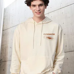 PRONK Men Printed Hooded Sweatshirt image 5