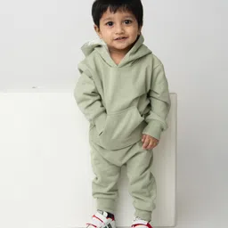 Cot & Candy Organic Cotton Solid Joggers - Green image 5