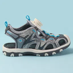 Cute Walk by Babyhug Slip On Sandals - Grey image 4