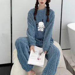 FITIN OUTFIT Women Printed Night suit-image-76