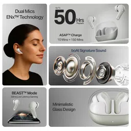 boAt Airdopes Plus 311 Up to 50 Hrs Of Playback True Wireless In Ear Headphone image 2