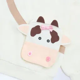 HOP Kids by Westside Off-White Animal Design Cotton-Blend Sweatshirt image 3