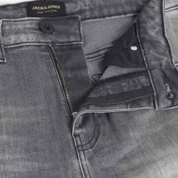 Jack & Jones Black Denim Cotton Bootcut Jeans image 5