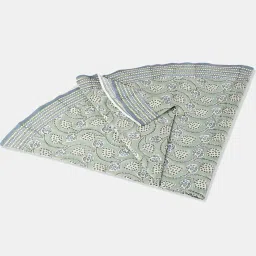 Fabindia Coramandel Turquoise Cotton Curtains image 5