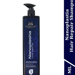 VELVETCARE Nanoplastia Hair Repair Shampoo With Keratin - 1000 ml-picture-12