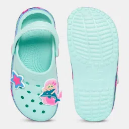 Pantaloons Junior Mint Green Back Strap Clogs image 5