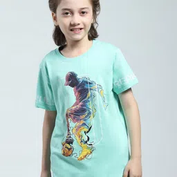 Monte Carlo Boys Graphic Printed Round Neck T-shirt-picture-12