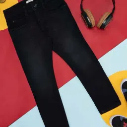 Pantaloons Junior Black Regular Fit Jeans-picture-16