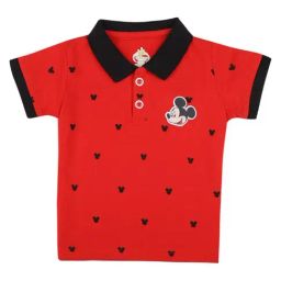 Bodycare Kids Red Mickey & Friends Printed Polo T-Shirt-picture-13