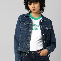 Only Blue Regular Fit Denim Jacket-picture-47