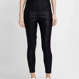 Globus Black Self Pattern Trousers-picture-41