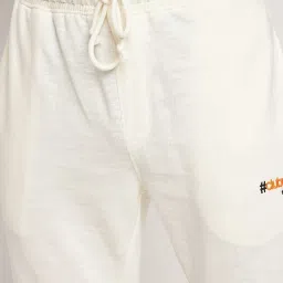 Club York Off White Regular Fit Texture Joggers image 5