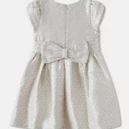 R&B Kids Beige Regular Fit Dress image 2
