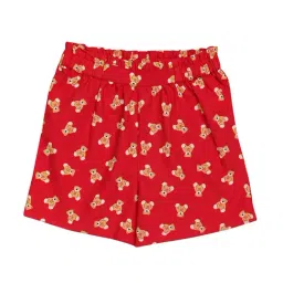 H by Hamleys Infants Girls Red Printed Shorts-image-71