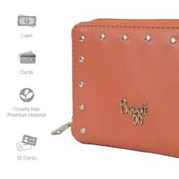 Baggit Brown Small Zip Around Wallet image 5