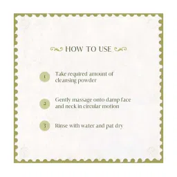 Old School Rituals Hand-Worked Red Sandalwood & Saffron Glow Defining Cleansing Powder - 60 gm image 5